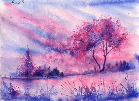Рисование гуашью