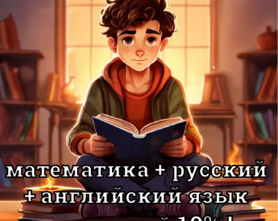 ОГЭ/ЕГЭ математика + русский + английский язык со скидкой 10%
