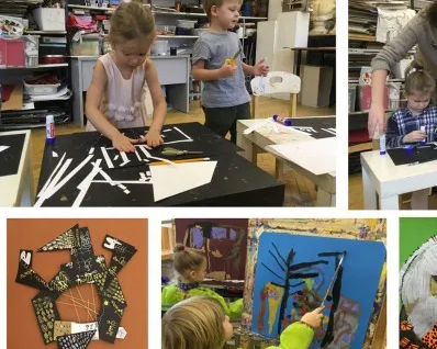 Клеим-красим / Образцовая изостудия