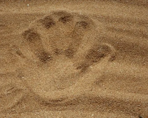 Я рисую на песке