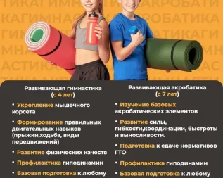 Развивающая гимнастика и акробатика