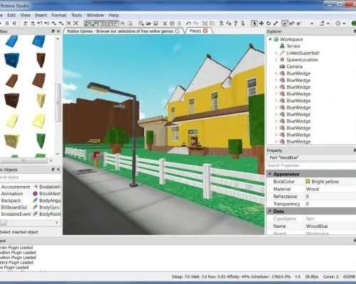 Создание игр на Roblox