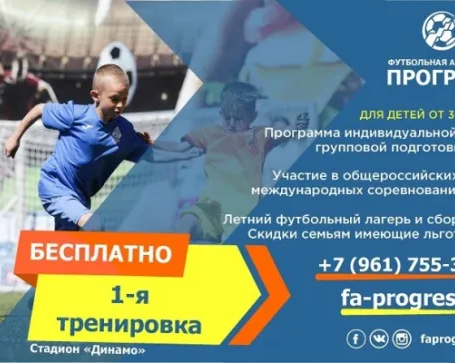 Футбольная академия «Прогресс» (на ул. Нестерова)