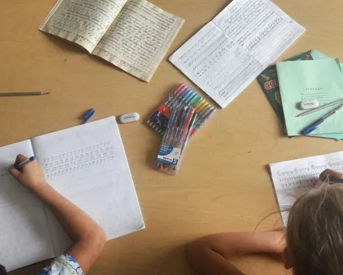 Коррекция почерка, каллиграфия