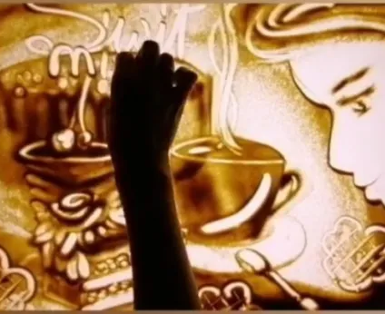 Песочная анимация Sand Art