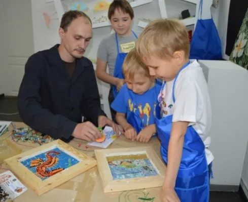 Занятие мозаикой «Частично-мозаично»