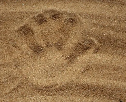 Я рисую на песке