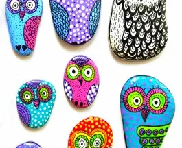 Роспись камней-магнитов