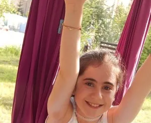 Занятия в гамаках для детей