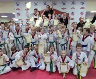 Занятия тхэквондо для детей 4-14 лет