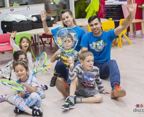 Теннисная школа в детском саду (на ул. Крылатской)