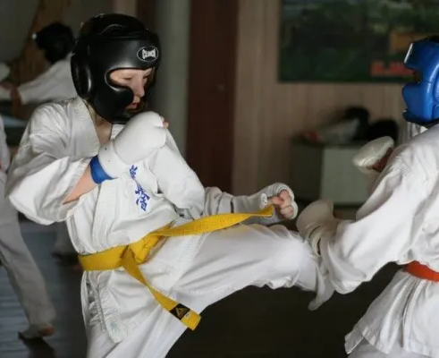 Занятия в спортивных группах карате-кёкусинкай