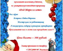 Новогодняя программа для детей