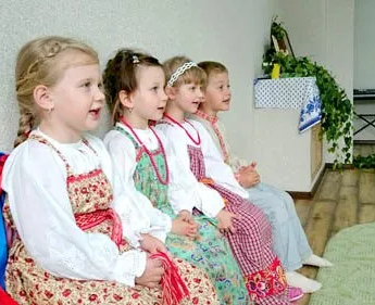 Детская фольклорная студия «Вечёрочка». Младшая группа. Фольклор
