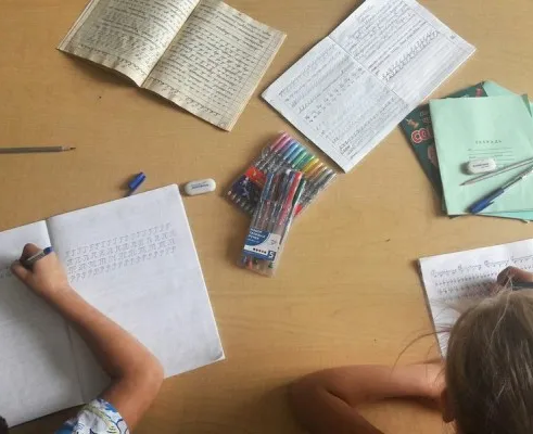 Коррекция почерка, каллиграфия