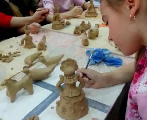 Лепка из глины