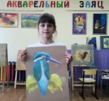 Акварельный заяц