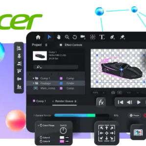 Создание анимации  и видеоэффектов в Adobe After Effects при поддержке Acer