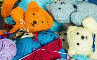 Вязаная игрушка (на пр. Ленина)