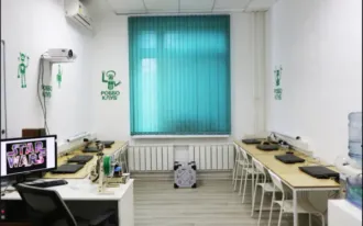 Занятия в кружке робототехники и программирования РОББО
