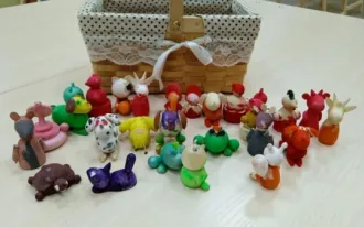 роспись деревянных игрушек