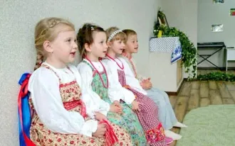 Детская фольклорная студия «Вечёрочка». Младшая группа. Фольклор